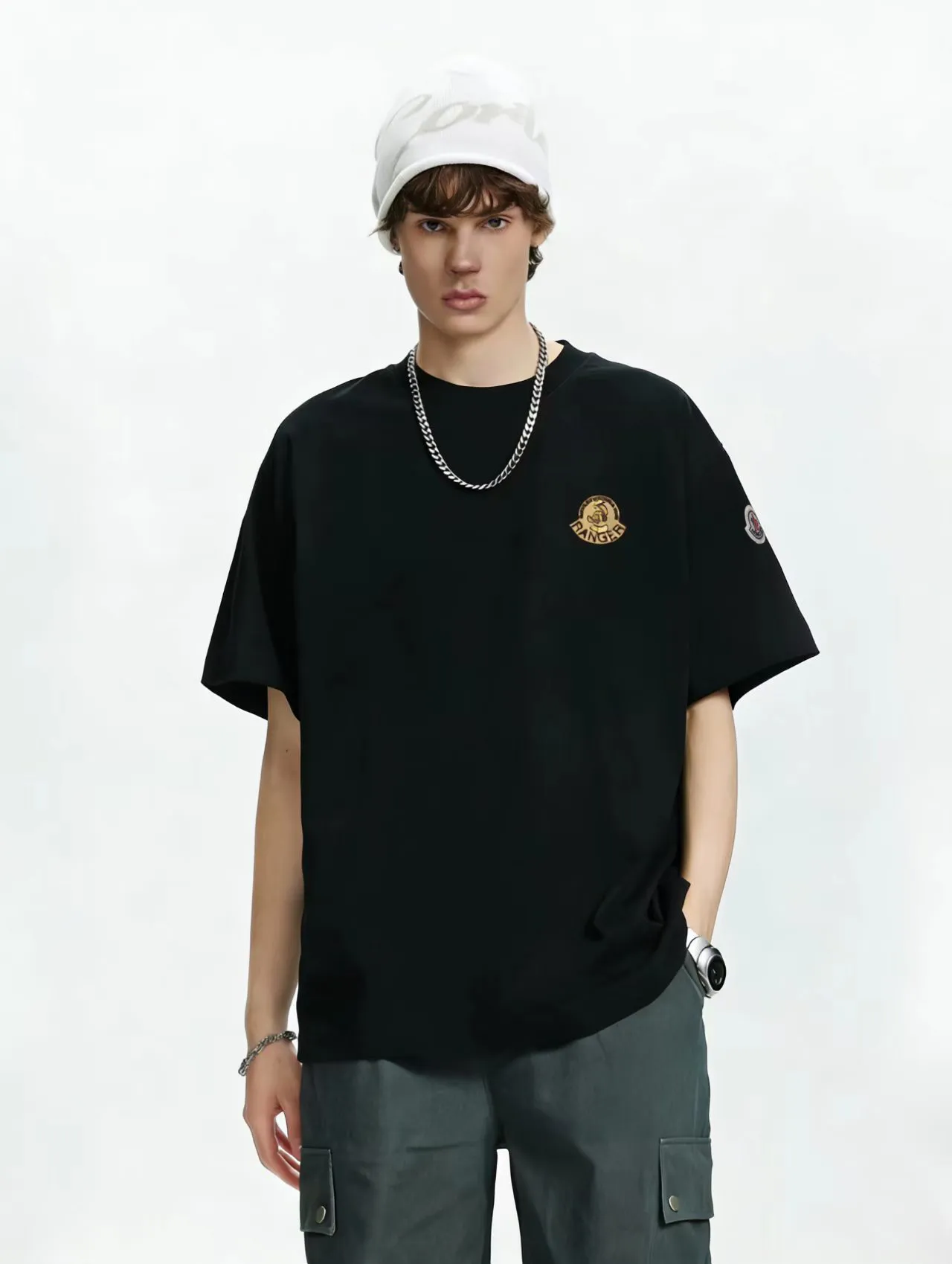 P80💰《Moncler~ 》 2026New Arrival Quality T ， , Versatile Quality ！ ‼ 32 250G ‼ ， ， ， ， T 🤪 Sizes：S-M-L-XL-2XL ：Black，White， Same Style